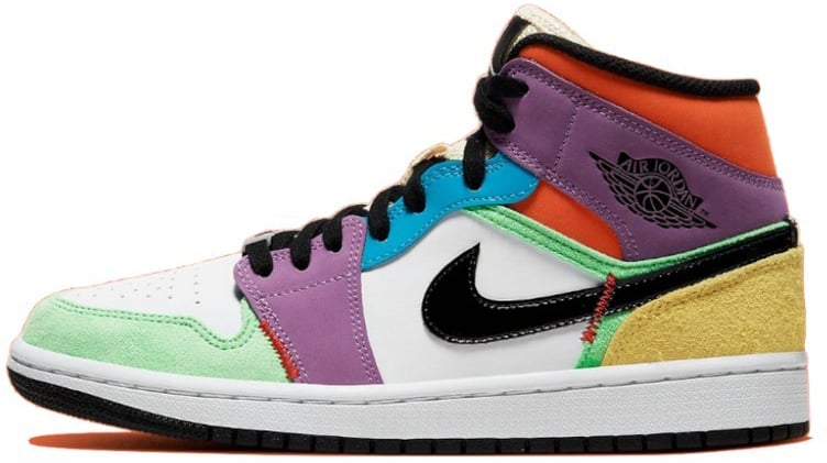 Nike Air Jordan 1 Mid SE Multi-Color Lightbulb Divers