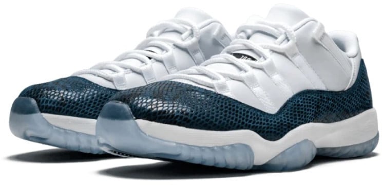 Nike Air Jordan 11 Retro Low Snake Navy Wit