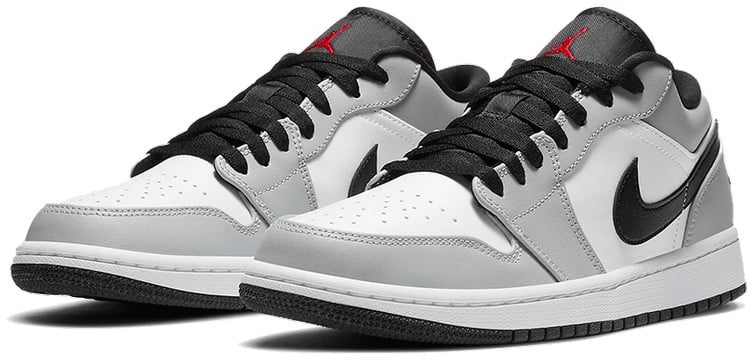 Nike Air Jordan 1 Low Light Smoke Grey Zwart