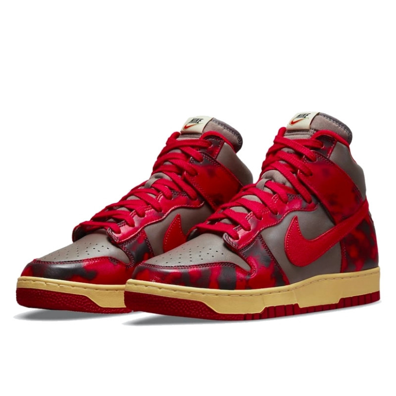 Nike Nike Dunk High 1985 Acid Wash Red Rood