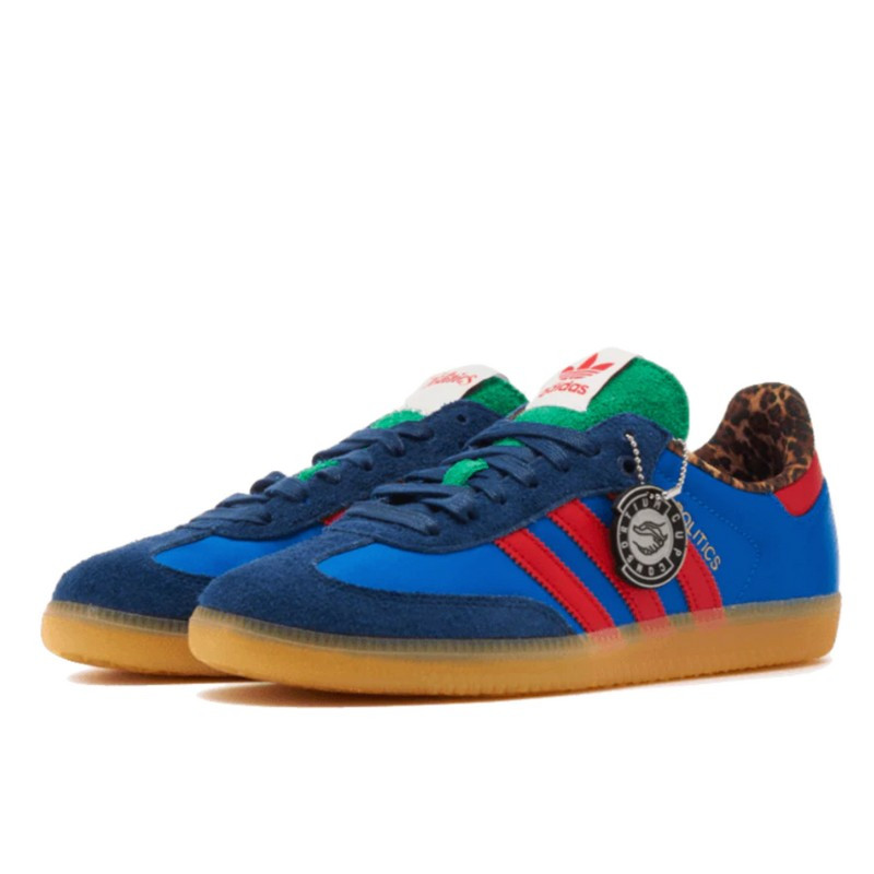 Adidas Adidas Samba Consortium Cup Sneaker Politics Blauw