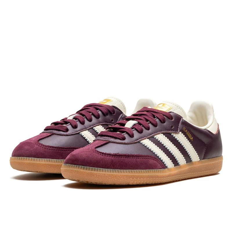 Adidas Adidas Samba OG Maroon Gold Metallic Bruin