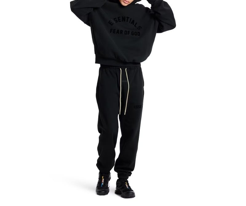 Fear of God Hoodie Fear of God Essentials Black Zwart