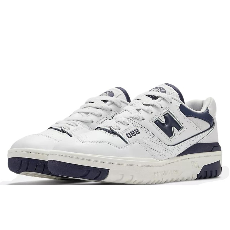 New Balance New Balance 550 White Dark Mercury Zwart