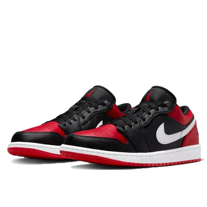 Nike Air Jordan 1 Low Alternate Bred Toe Zwart