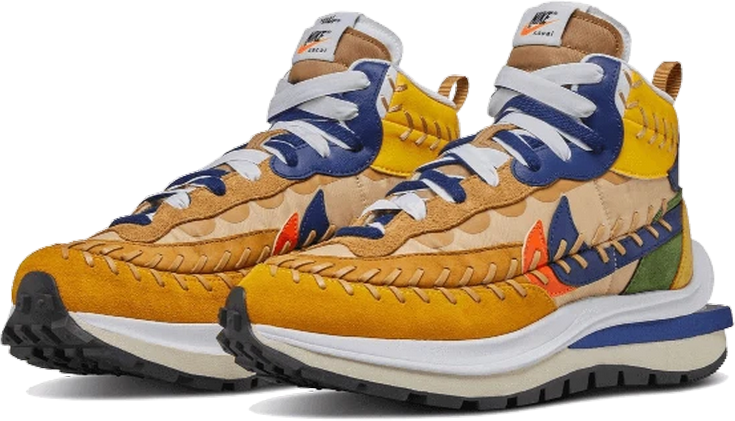 Nike Nike Vaporwaffle sacai Jean Paul Gaultier Sesame Blue Blauw