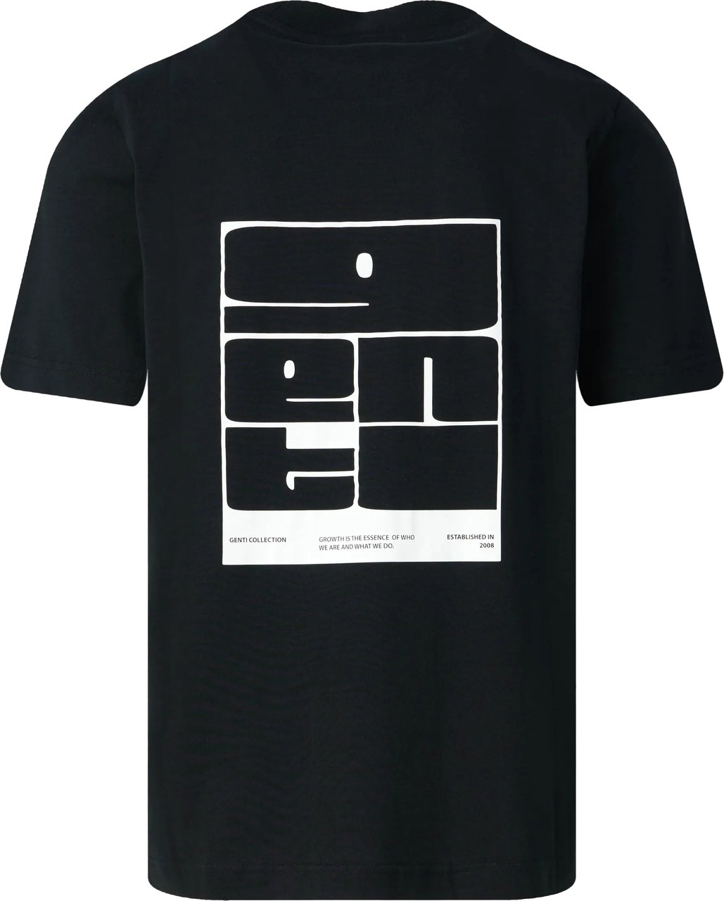 Genti J3101 3223 Tee Black Zwart