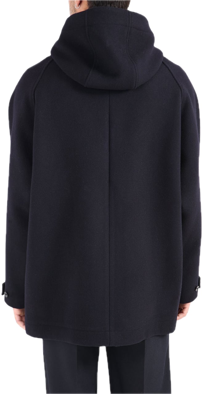 ØLÅF duffelcoat blue Blauw