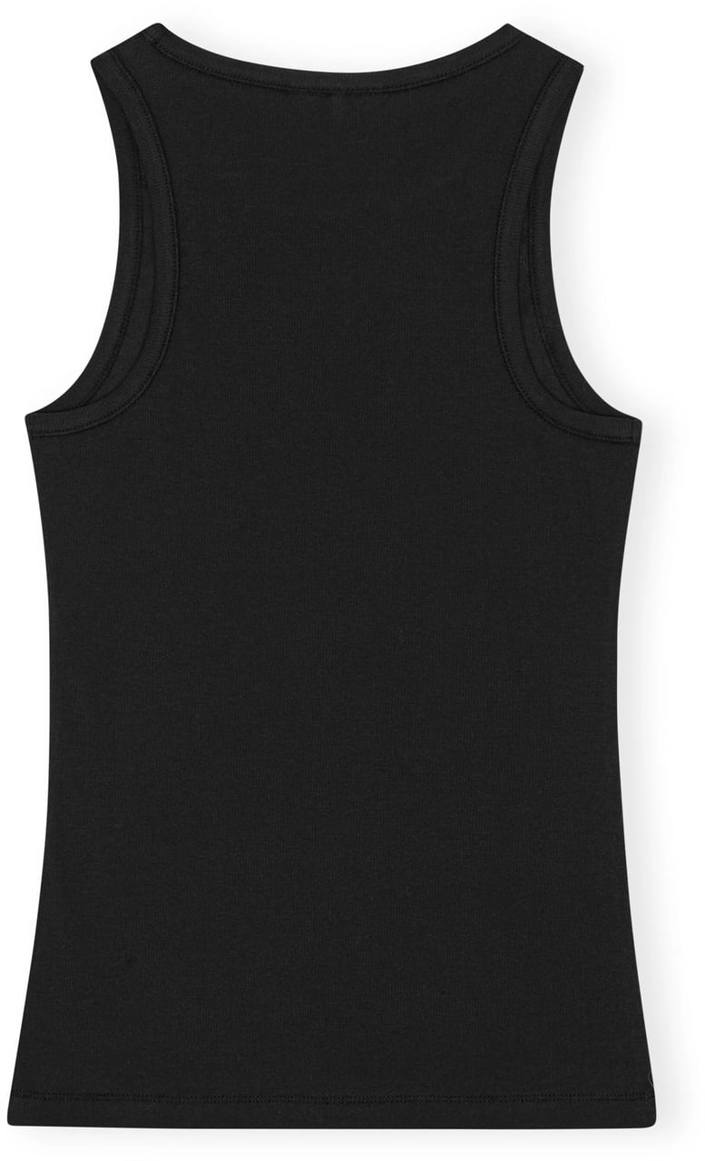 Ganni top zwart Zwart