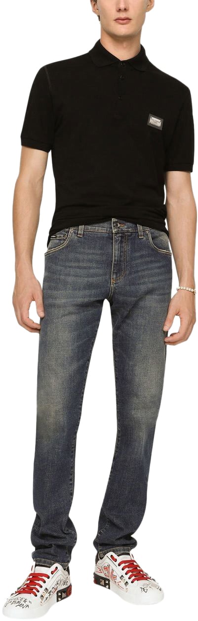 Dolce & Gabbana T-shirts And Polos Black Zwart