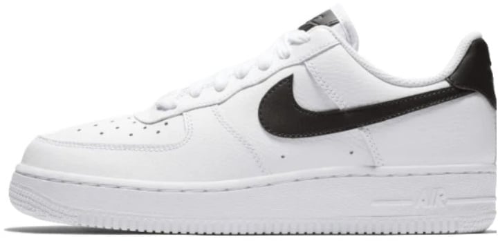 Nike Nike Air Force 1 Low White Black Zwart