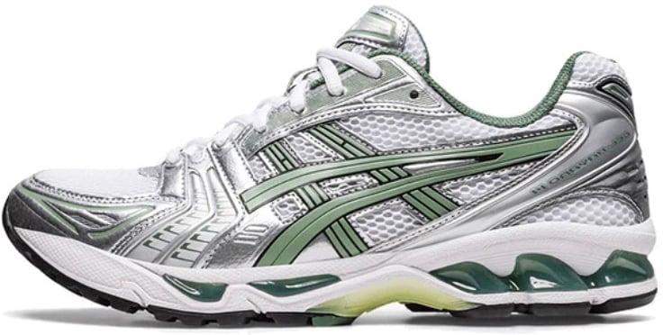 Asics ASICS Gel-Kayano 14 White Pure Silver Slate Grey Sage Grijs