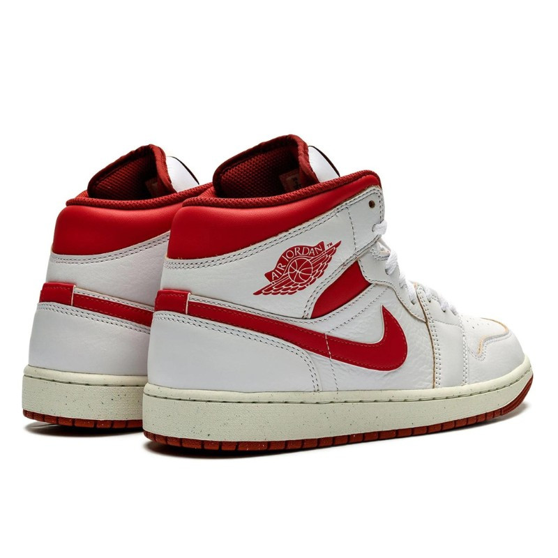 Nike Air Jordan 1 Mid SE Dune Red Wit