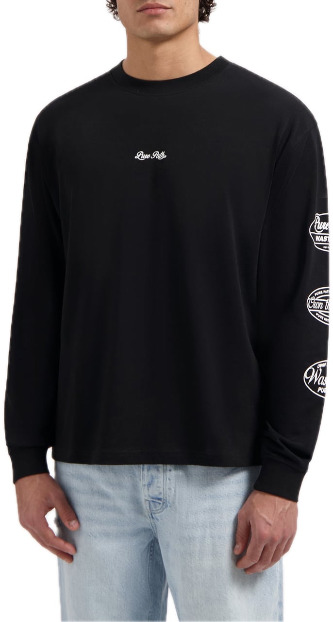 Pure Path Wasteland Patches Longskleeve Zwart