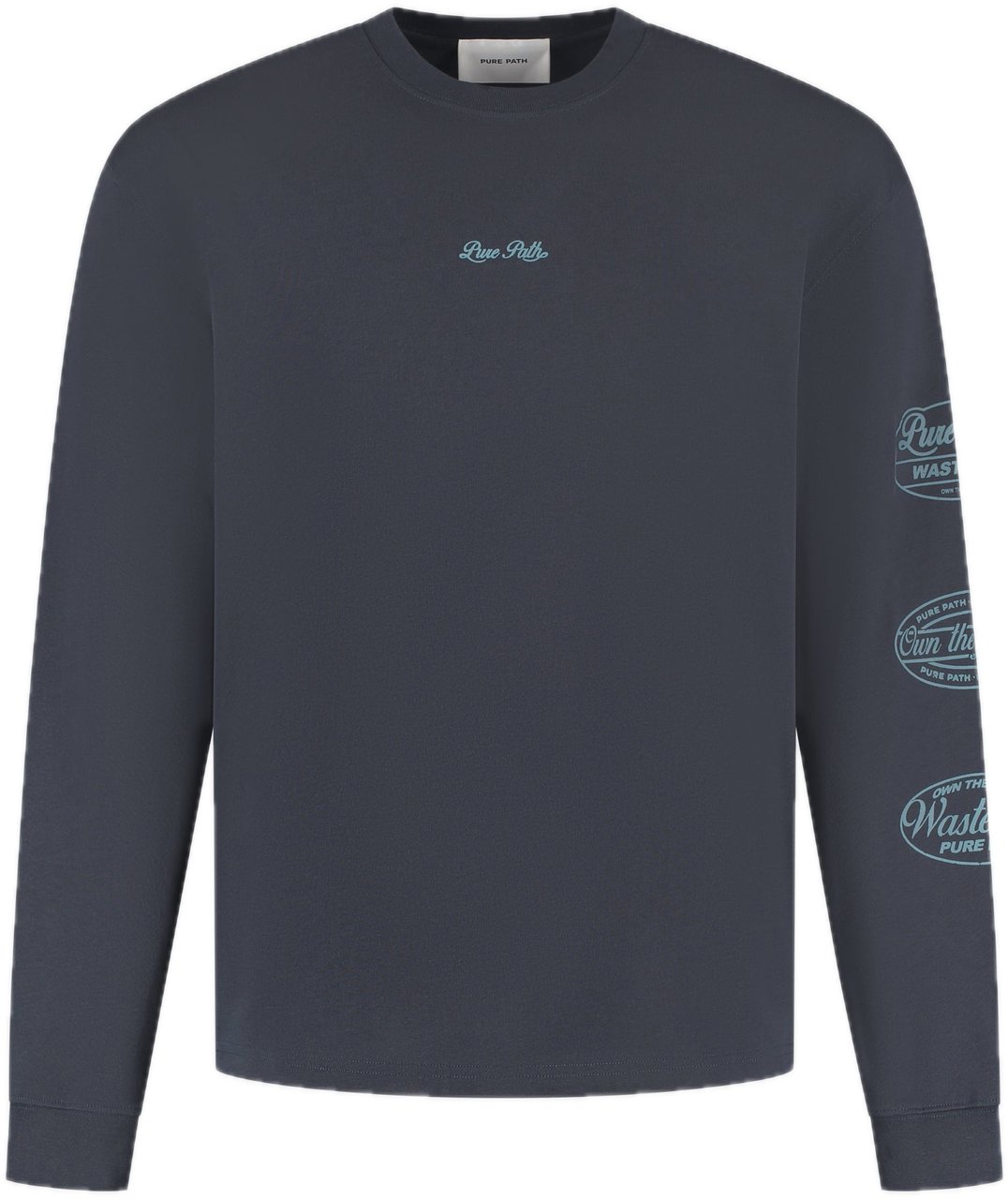 Pure Path Wasteland Patches Longsleeve Blauw