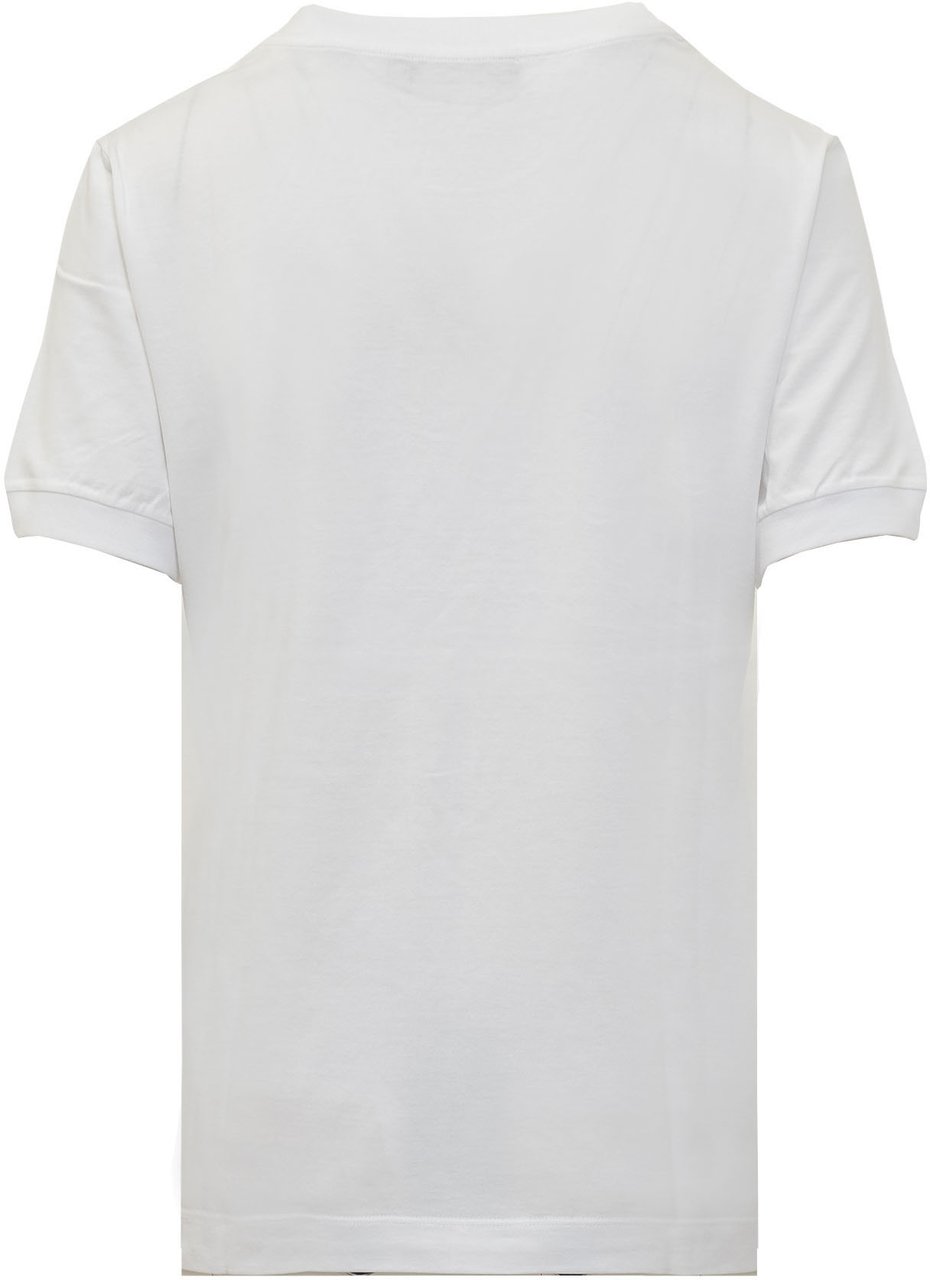 Dolce & Gabbana Jersey T-Shirt With DG Logo Tag Wit