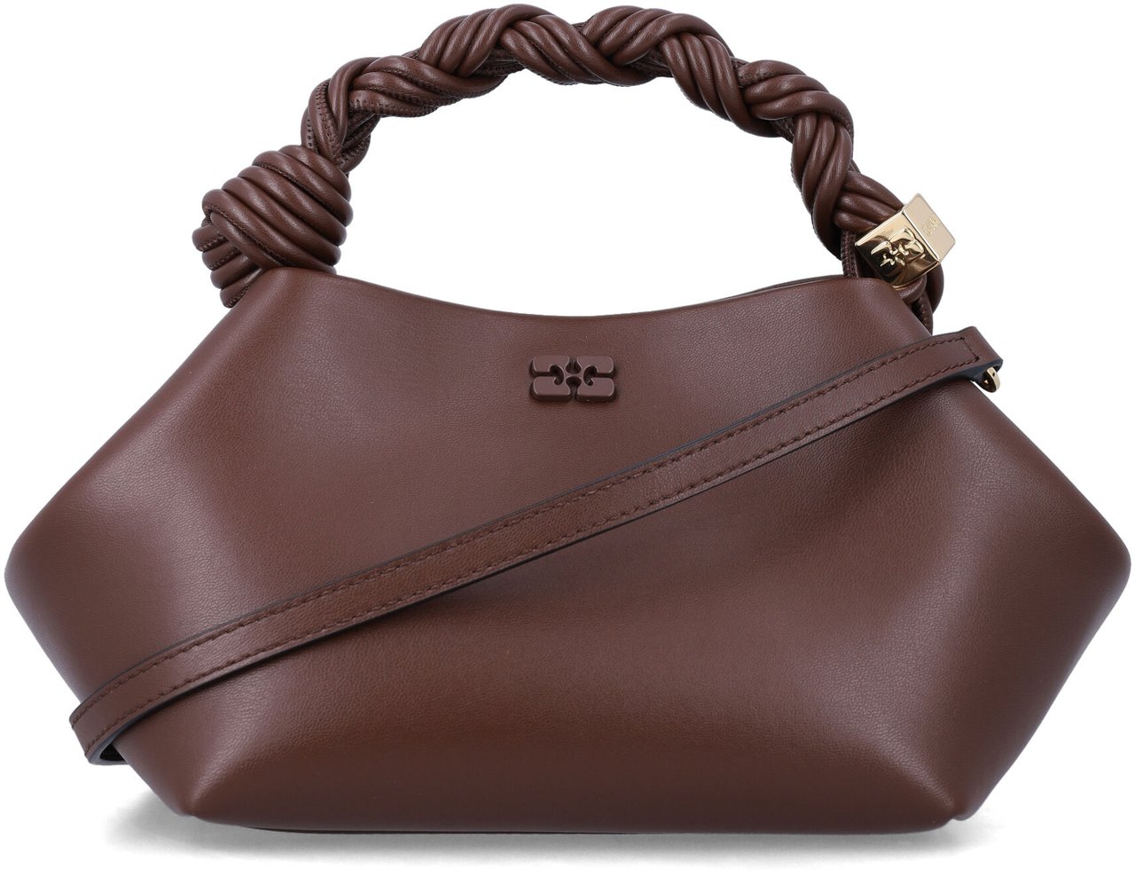 Ganni Bags Chocolate Fondant Bruin