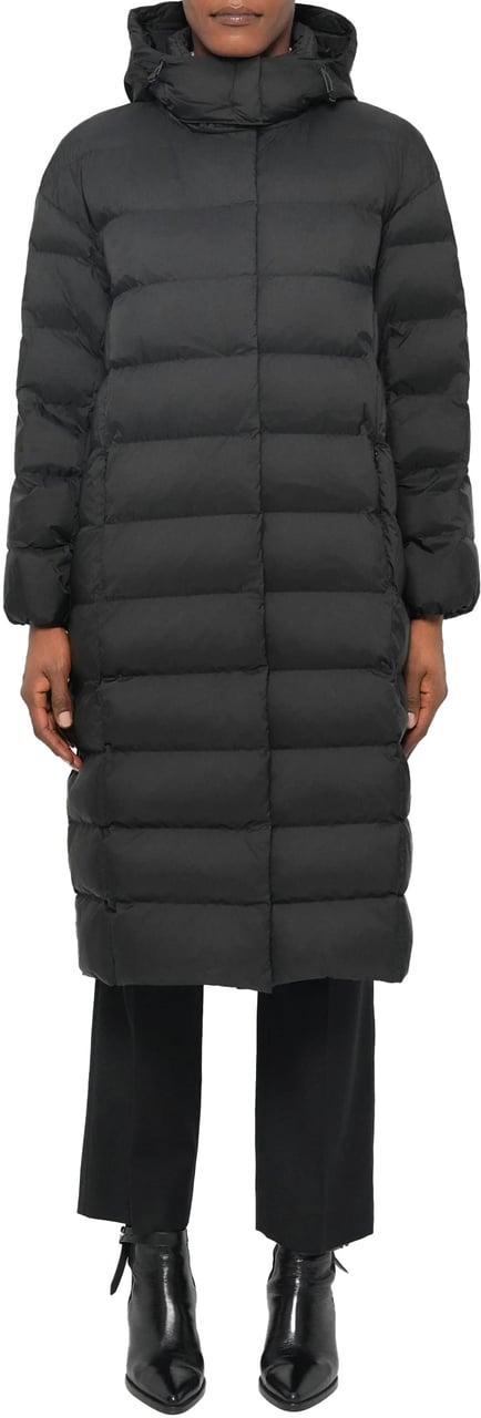Max Mara Coats Nero Zwart