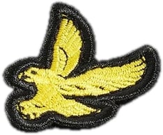 Lyle & Scott Muts groot Beanie Dark Navy Blauw Blauw