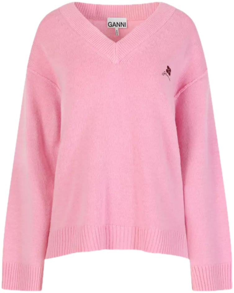 Ganni pull roze Roze
