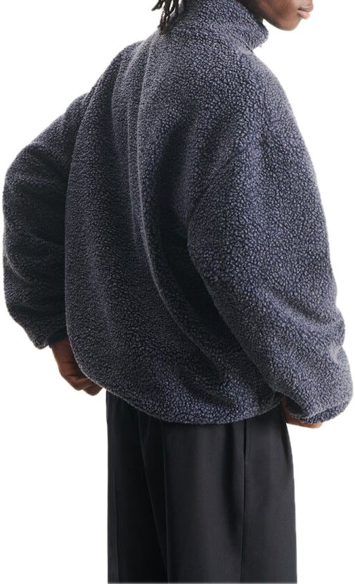 American Vintage fleece blue Blauw