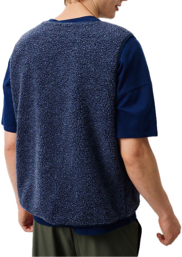 American Vintage fleece bodywarmer Blauw