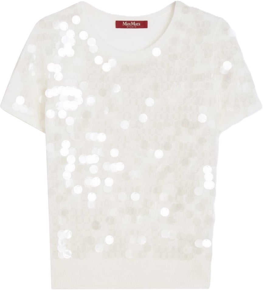 Max Mara Sweaters Avorio Wit