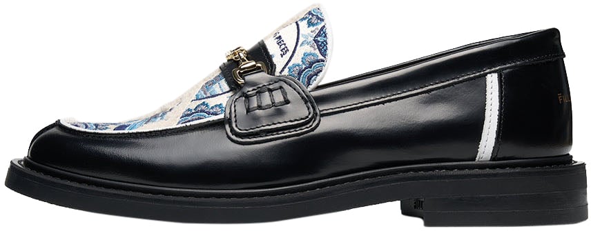 Filling Pieces Loafer Broken Plate Black Zwart