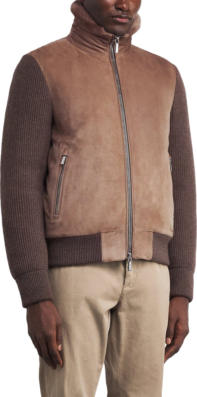 Moorer Campiglio Bomber Jacket Bruin