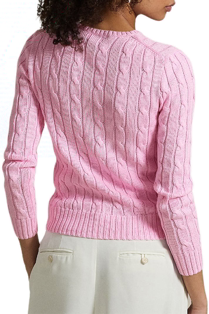 Ralph Lauren Kabeltrui roze Roze