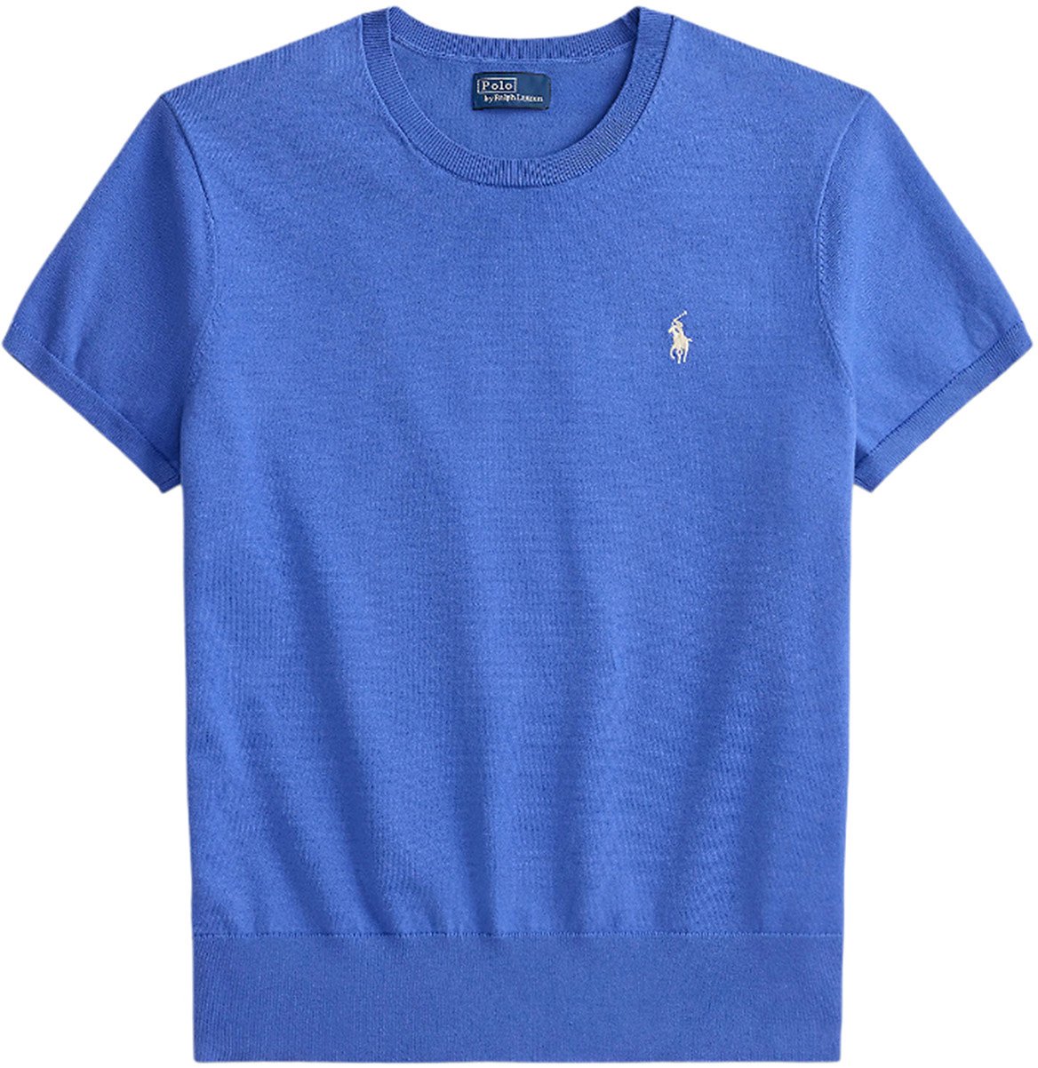 Ralph Lauren Sweater korte mouw blauw Blauw