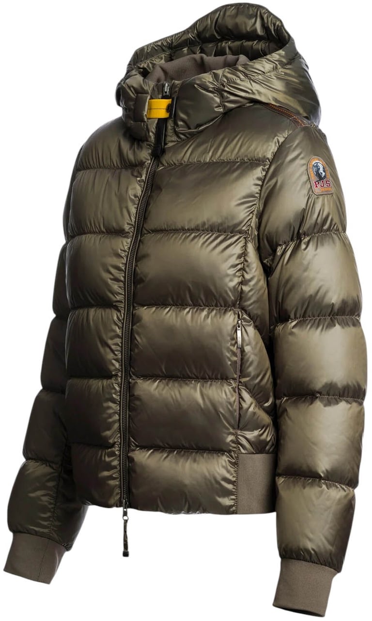 Parajumpers Doudoune Mariah Olive Grey courte capuche Parajumpers Femme PWPUSX42 0103 Divers