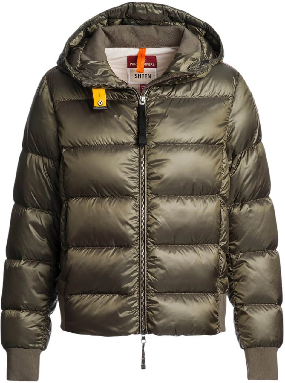 Parajumpers Doudoune Mariah Olive Grey courte capuche Parajumpers Femme PWPUSX42 0103 Divers