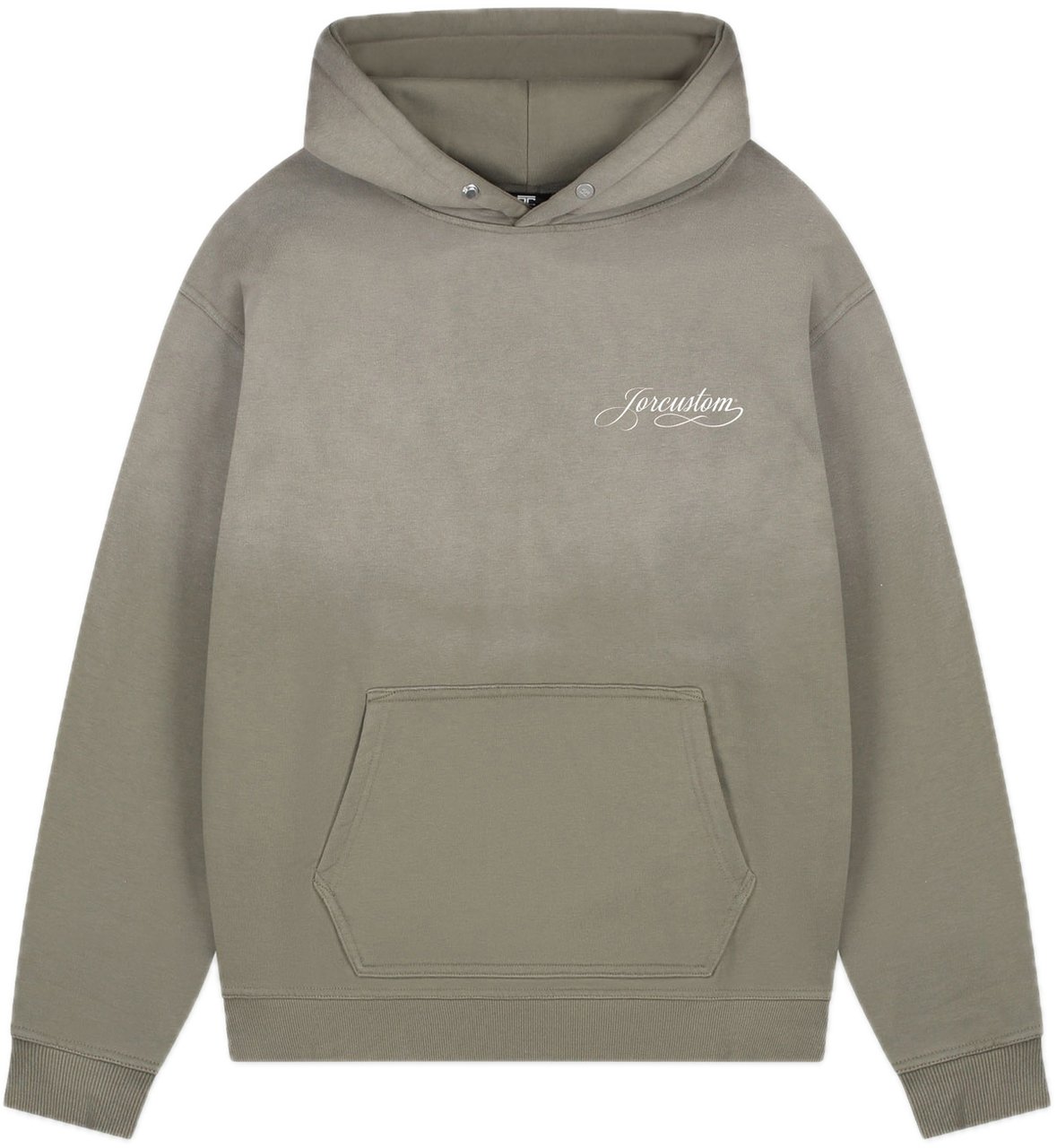 JORCUSTOM Hoodie Handscript Groen