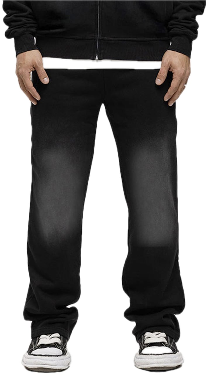 JORCUSTOM Sunfade Straight fit Jogger Zwart