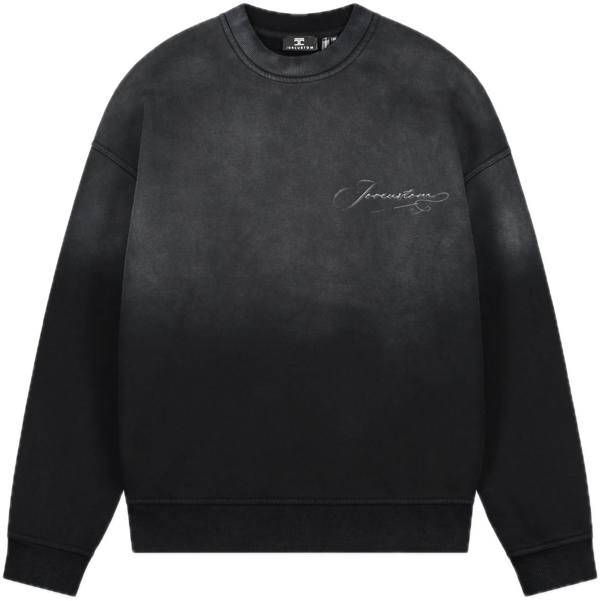 JORCUSTOM Renaissance Sunfade Sweater Zwart