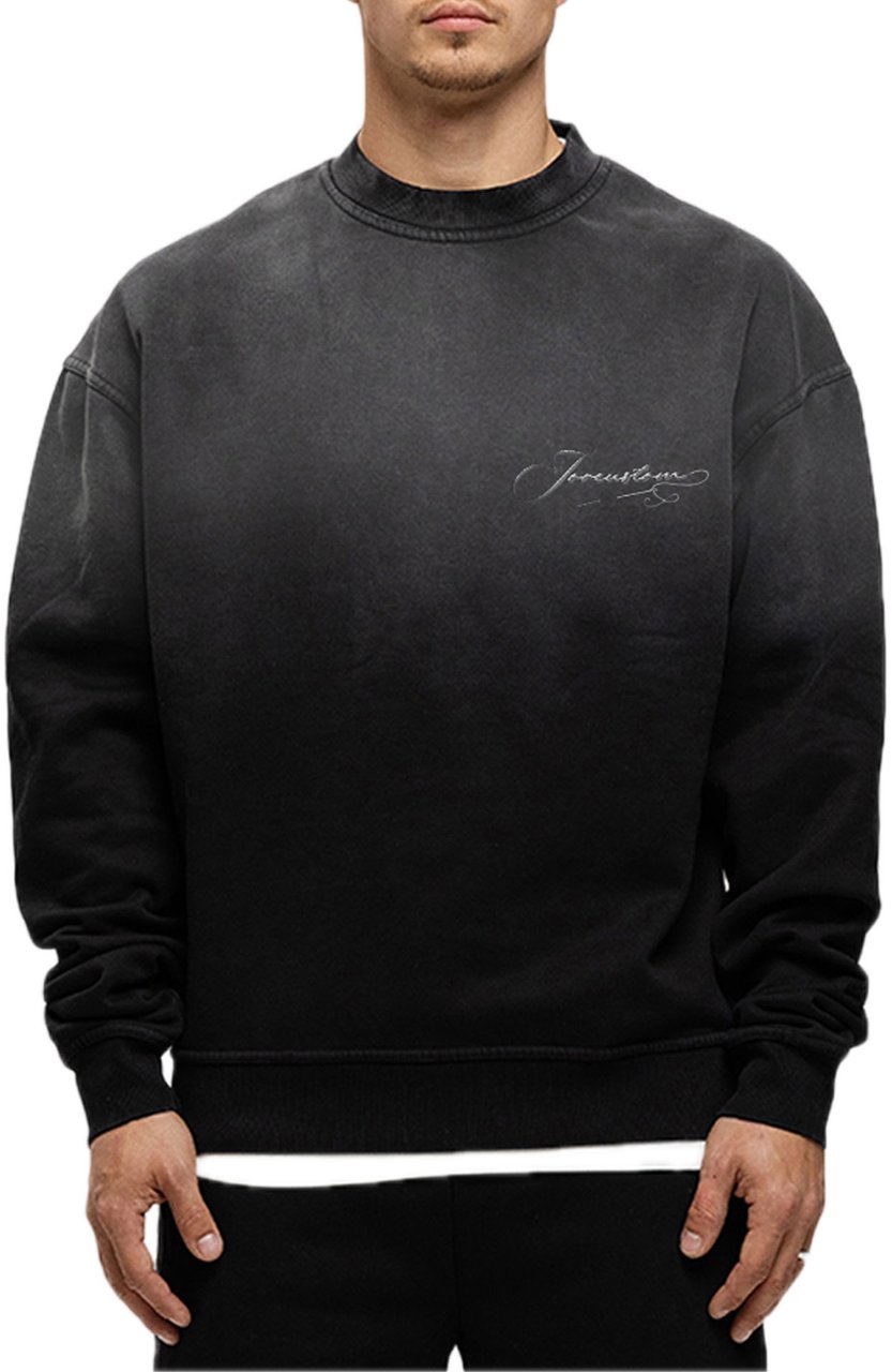 JORCUSTOM Renaissance Sunfade Sweater Zwart