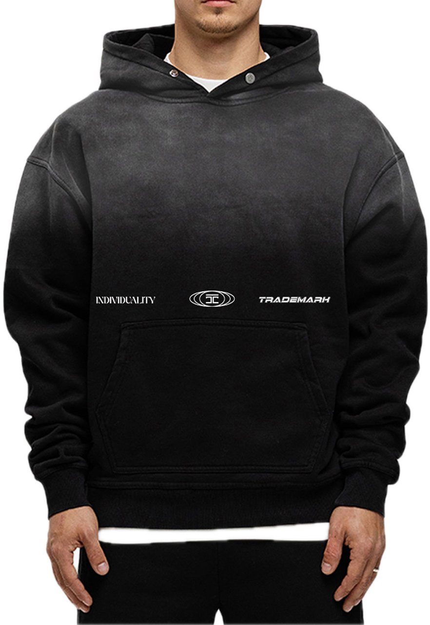 JORCUSTOM UncommonMinds Oversized Hoodie Zwart