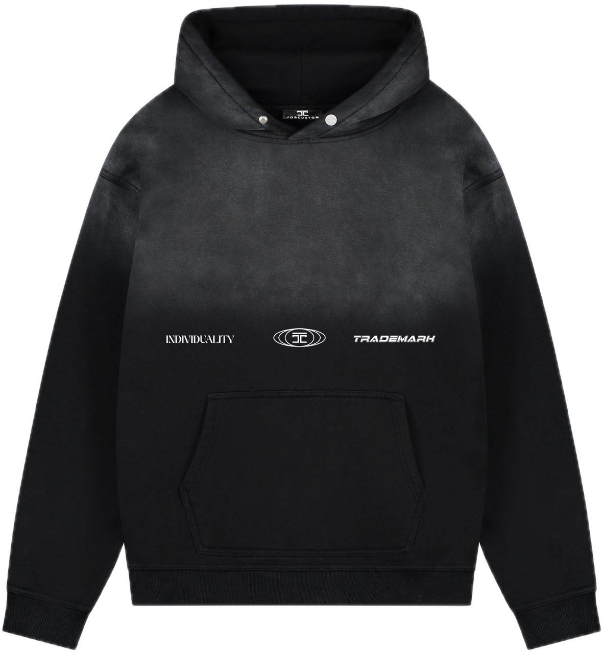 JORCUSTOM UncommonMinds Oversized Hoodie Zwart