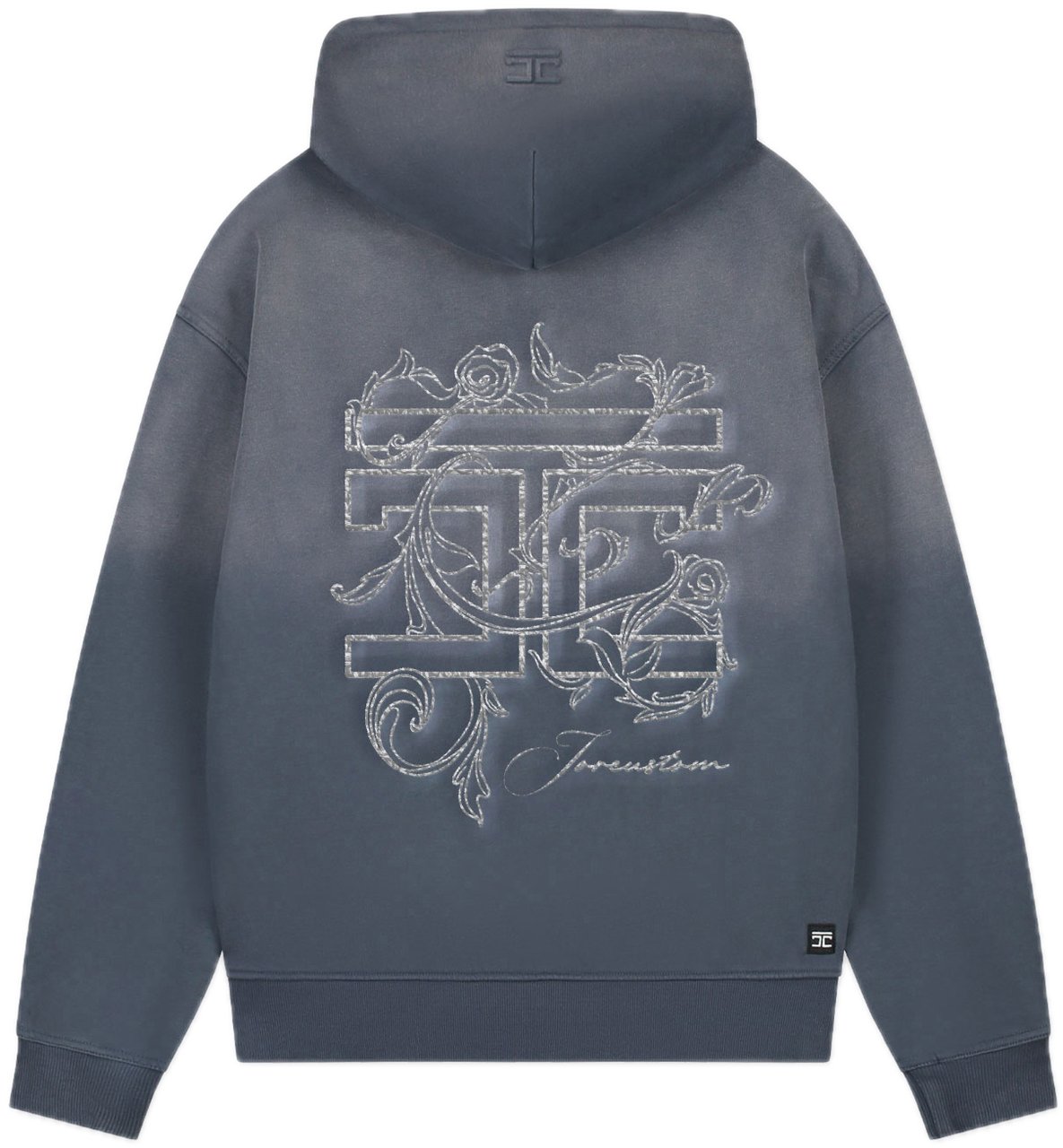 JORCUSTOM Sunfade Zipped hoodie Blauw