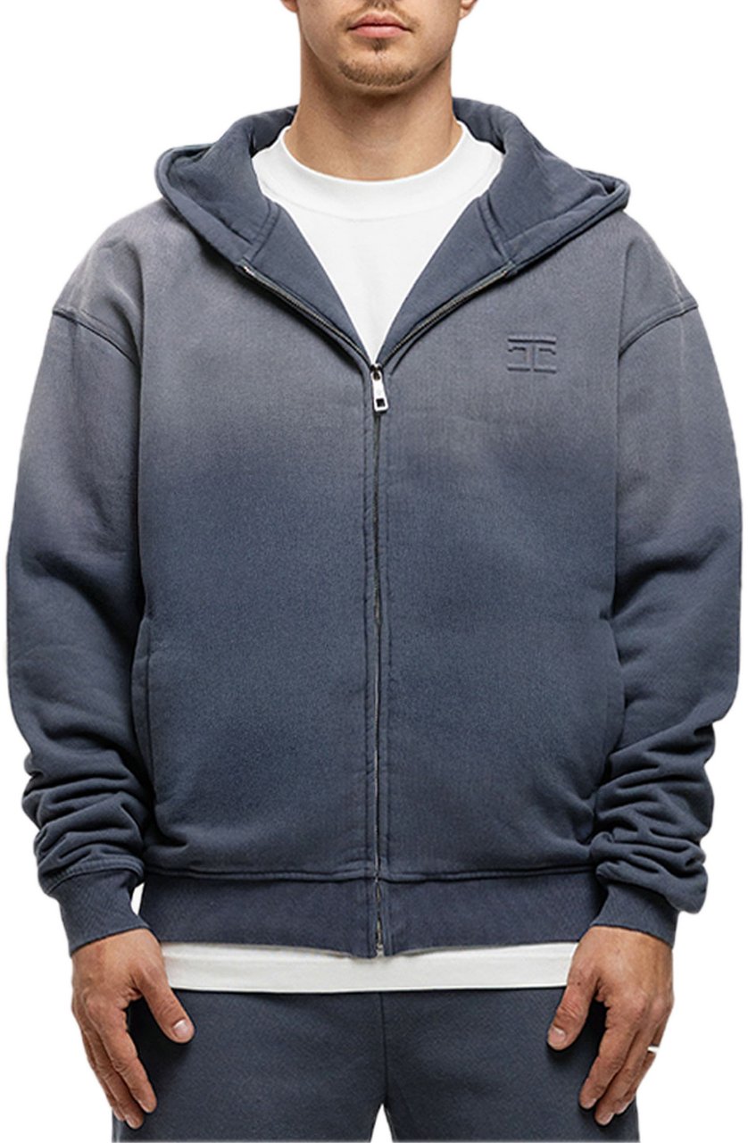 JORCUSTOM Sunfade Zipped hoodie Blauw
