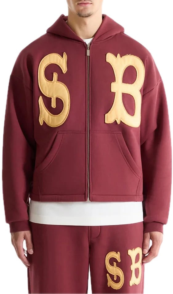 Saint Blanc Desert bloom loose zipper Rood