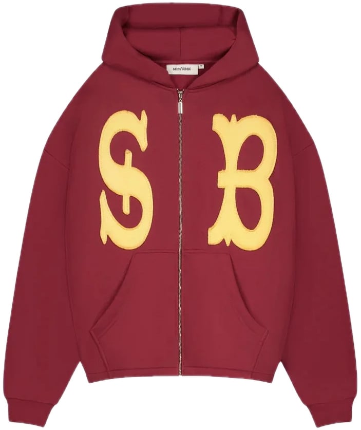 Saint Blanc Desert bloom loose zipper Rood