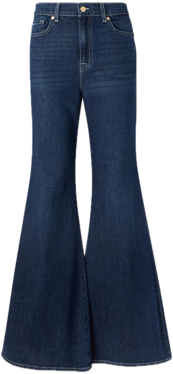 7 For All Mankind jeans blue retro flare Blauw