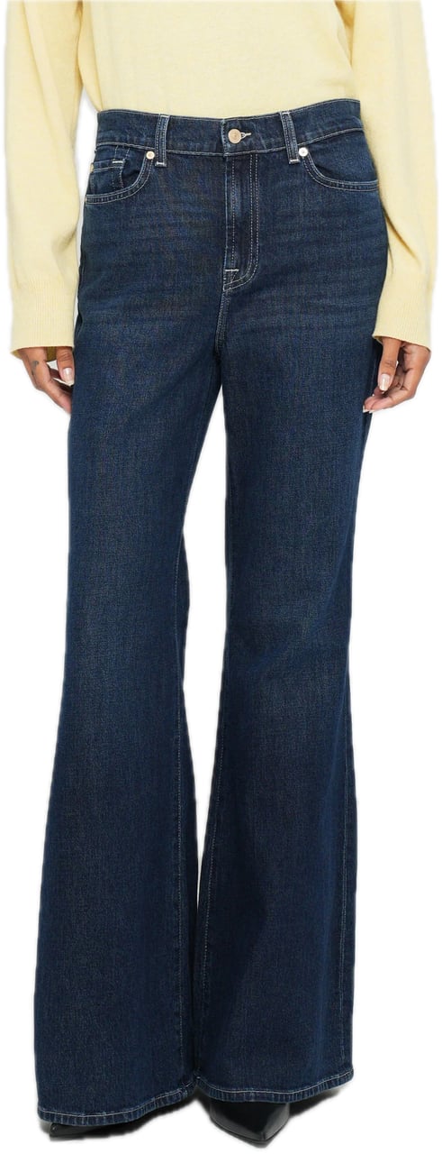 7 For All Mankind jeans blue retro flare Blauw