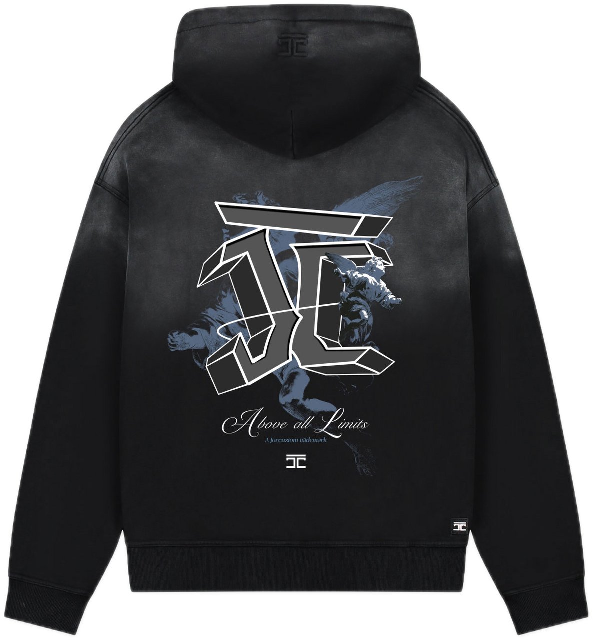 JORCUSTOM AboveAllLimi Sun Hoodie Black Zwart