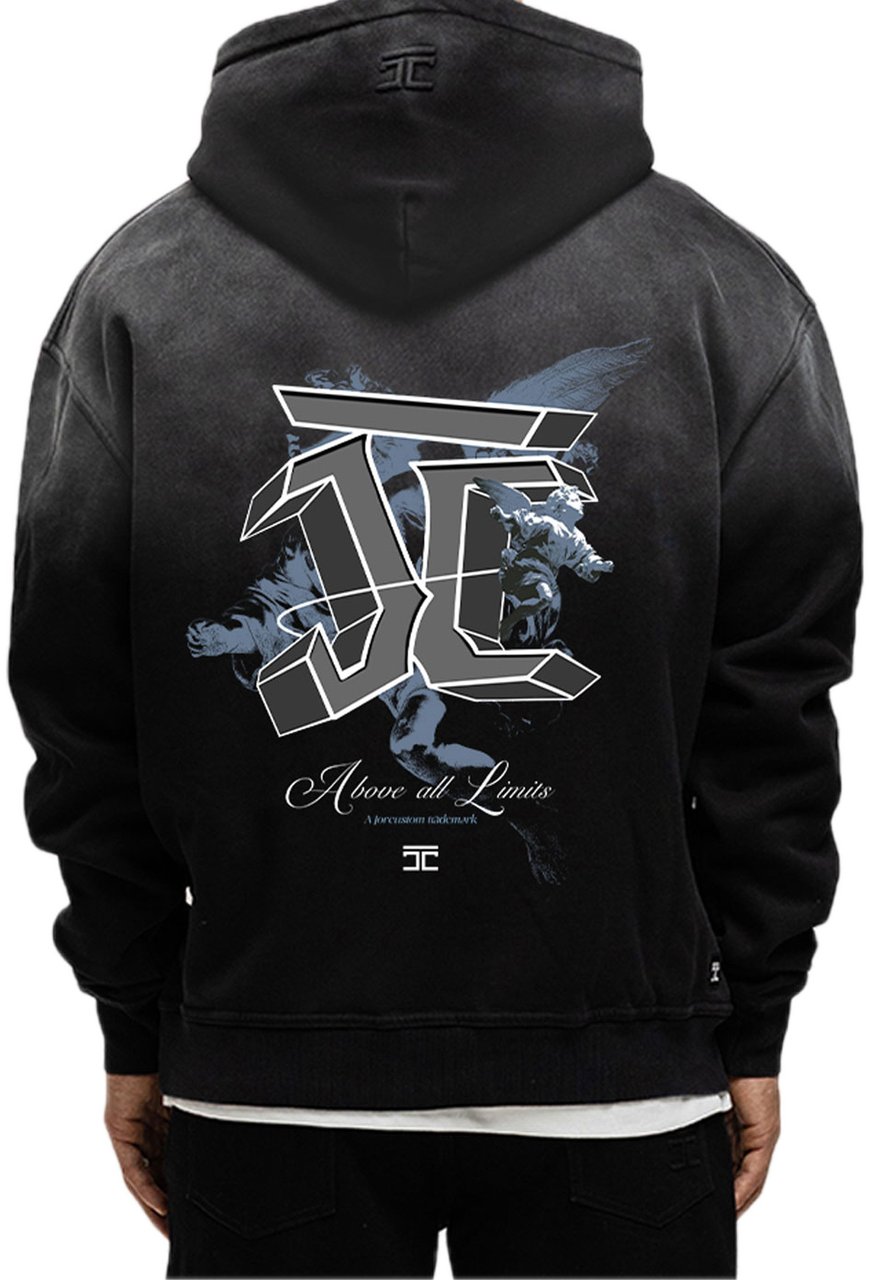 JORCUSTOM AboveAllLimi Sun Hoodie Black Zwart
