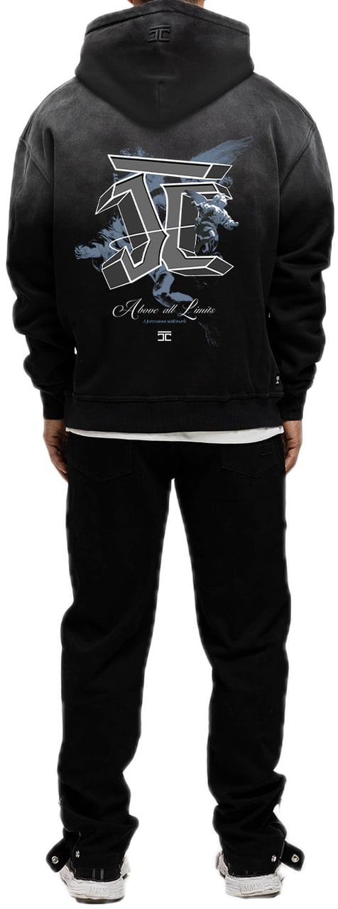 JORCUSTOM AboveAllLimi Sun Hoodie Black Zwart