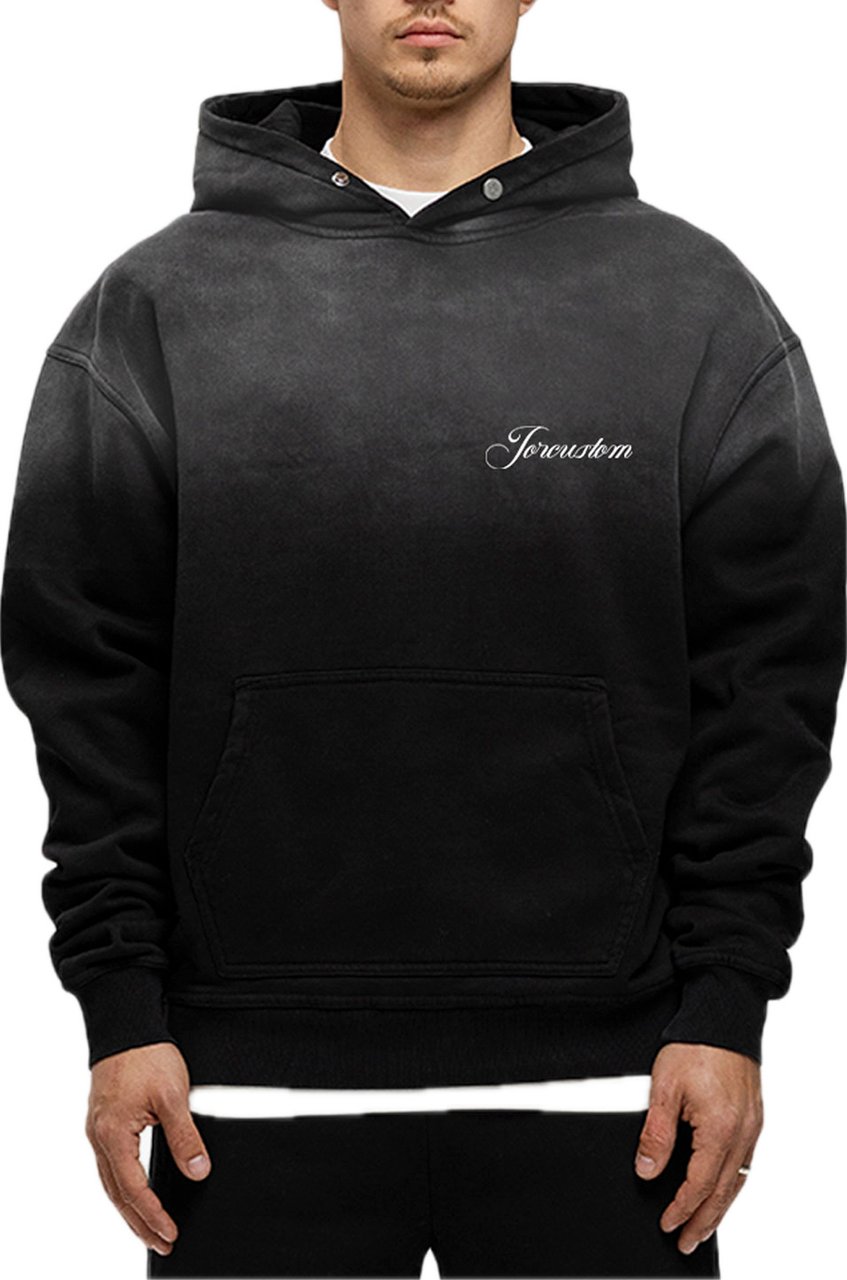 JORCUSTOM CustomUniver Sun Hoodie Black Zwart