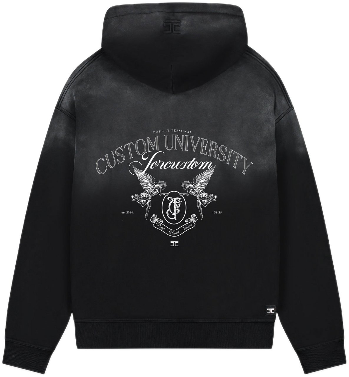 JORCUSTOM CustomUniver Sun Hoodie Black Zwart